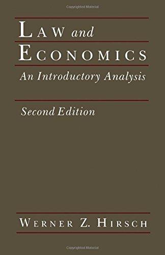 Book Law and Economics, Second Edition: An Introductory Analysis free