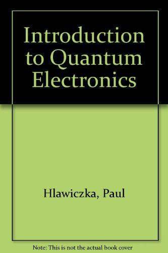 Book Introduction to quantum electronics free