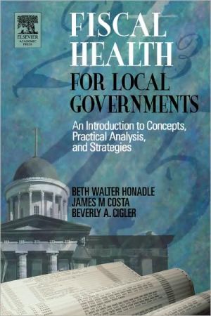 Book Fiscal Health for Local Governments free