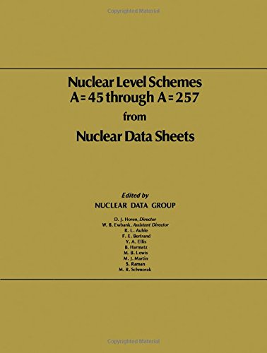 Book Nuclear level schemes A=45 through A=257, from Nuclear data sheets free