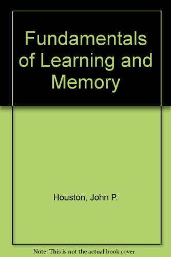 Book Fundamentals Of Learning And Memory free