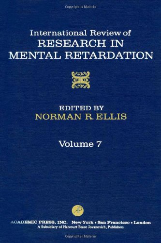 Book INT'L REV OF RESRCH IN MENTL RETARDTN V7, Volume 7 free