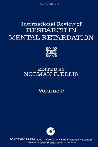 Book INT'L REV OF RESRCH IN MENTL RETARDTN V9, Volume 9 free