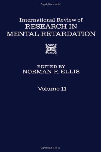 Book International Review of Research in Mental Retardation, Vol. 11 free