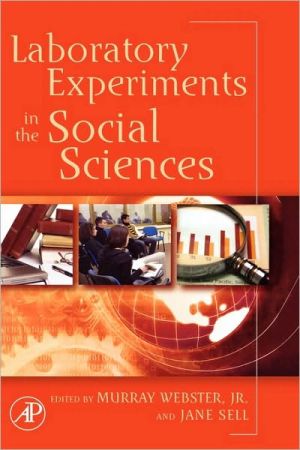 Book Laboratory Experiments in the Social Sciences free