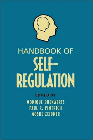 Book Handbook of Self-Regulation free