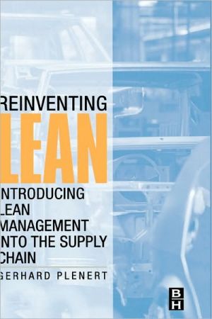 Book Reinventing Lean: Introducing Lean Management into the Supply Chain free