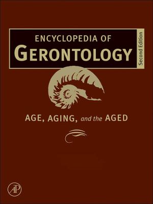 Book Encyclopedia of Gerontology free
