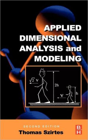 Book Applied Dimensional Analysis and Modeling free
