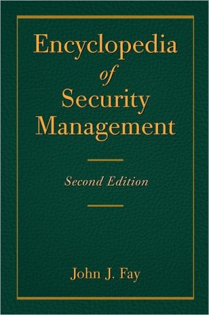 Book Encyclopedia of Security Management, Second Edition free