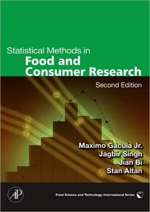 Book Statistical Methods in Food and Consumer Research (Food Science and Technology) free