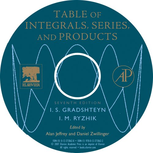 Book Table of integrals, series, and products free