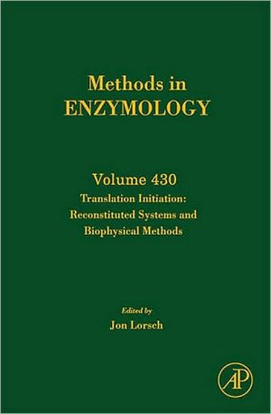 Book Translation Initiation: Reconstituted Systems and Biophysical Methods (Volume 430) (Methods in Enzymology, Volume 430) free