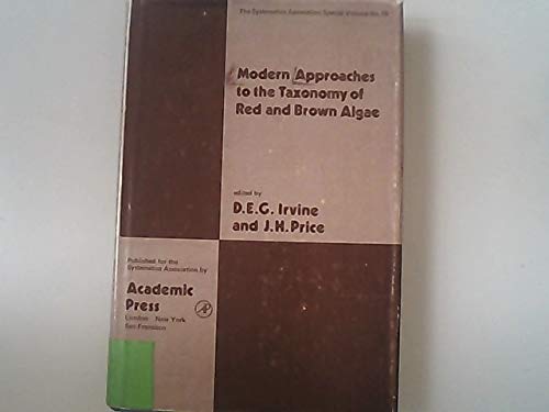 Book Modern Approaches To The Taxonomy Of Red And Brown Algae: Proceedings Of An International Symposium Held At The Polytechnic Of North London free