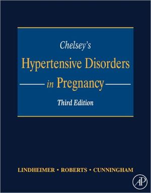 Book Chesley's Hypertensive Disorders in Pregnancy free