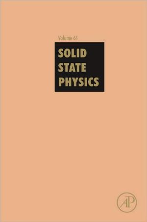 Book Solid State Physics (Volume 61) free
