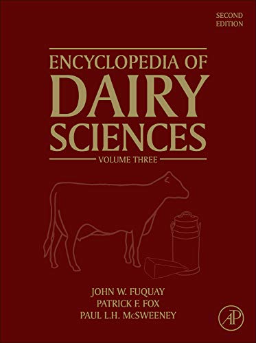 Book Encyclopedia Of Dairy Sciences 2nd Edition, Four-volume Set, Second Edition: Volume 3 free