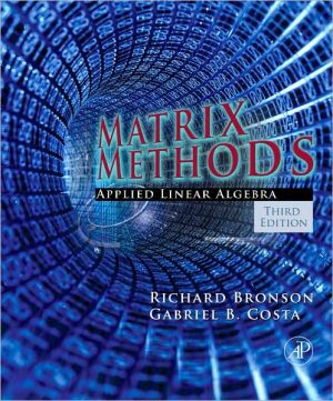Book Matrix Methods: Applied Linear Algebra free