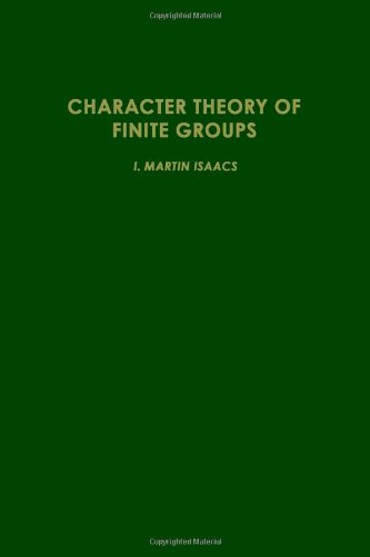 Book : Character theory of finite groups (Pure and Applied Mathematics) free