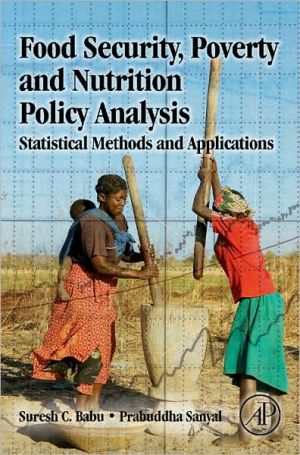 Book Food Security, Poverty and Nutrition Policy Analysis: Statistical Methods and Applications free