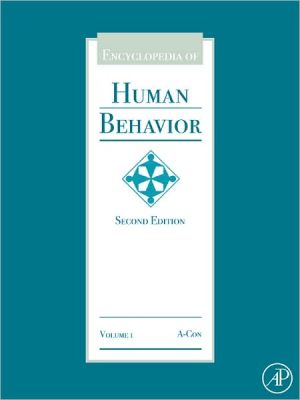 Book Encyclopedia of Human Behavior, Second Edition, 3 Volume Set free