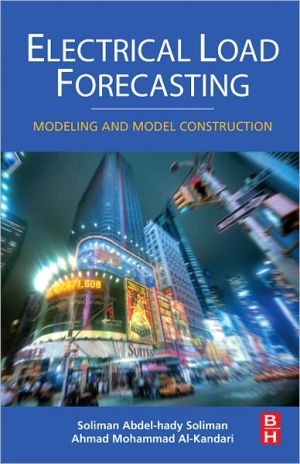 Book Electrical Load Forecasting free