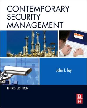 Book Contemporary Security Management free