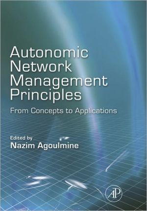 Book Autonomic Network Management Principles free