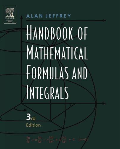 Book Handbook of Mathematical Formulas and Integrals, Third Edition free