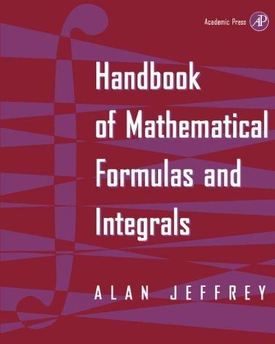 Book Handbook of Mathematical Formulas and Integrals free