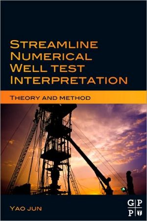Book Streamline Numerical Well Test Interpretation: Theory and Method free