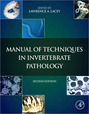 Book Manual of Techniques in Invertebrate Pathology free