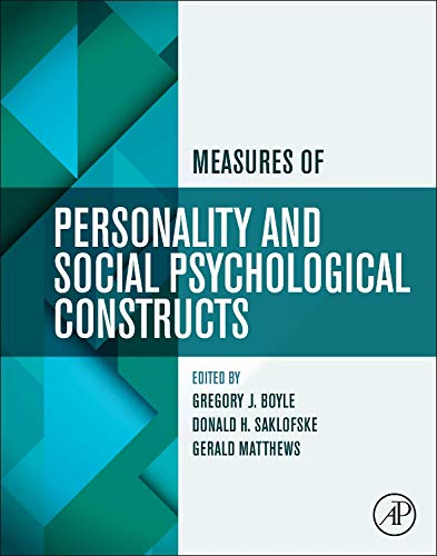 Book Measures of Personality and Social Psychological Constructs free