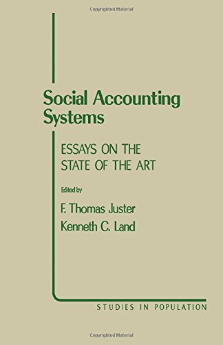 Book Social Accounting Systems: Essays on the State of the Art (Studies in Population) free