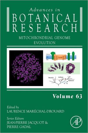 Book Mitochondrial Genome Evolution (Volume 63) (Advances in Botanical Research, Volume 63) free