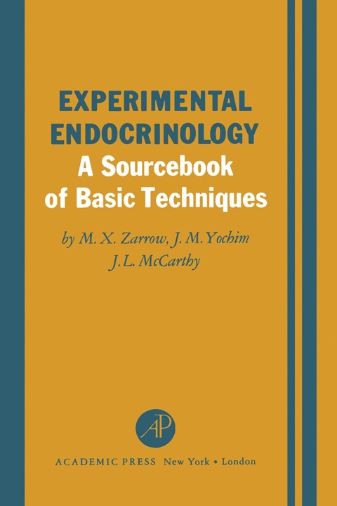 Book Experimental Endocrinology: A Sourcebook of Basic Techniques free