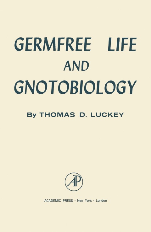 Book Germfree Life And Gnotobiology free