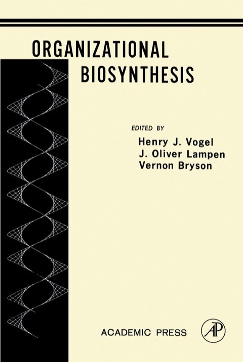 Book Organizational Biosynthesis free