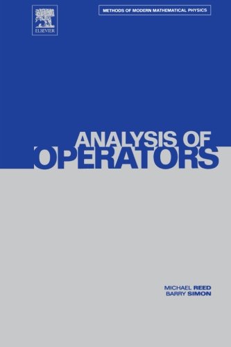 Book Analysis Of Operators: Volume 4 free