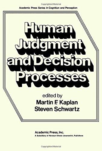 Book Human judgment and decision processes (Series in cognition and perception) free