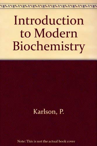 Book Introduction To Modern Biochemistry free