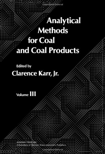 Book Analytical Methods for Coal and Coal Products (v. 3) free