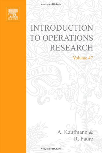 Book Introduction to operations research, Volume 47 (Mathematics in Science and Engineering) free