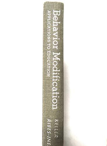 Book Behavior Modification Applications to Education free