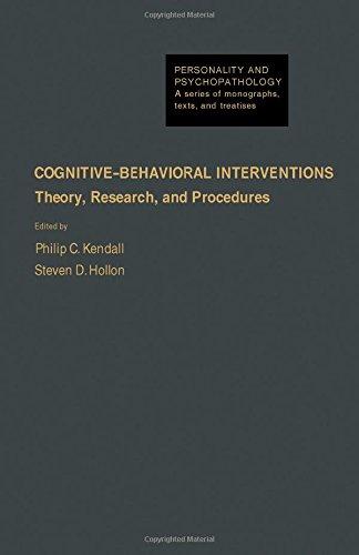 Book Cognitive Behavioral Interventions: Theory, Research, and Procedures (Personality and psychopathology) free
