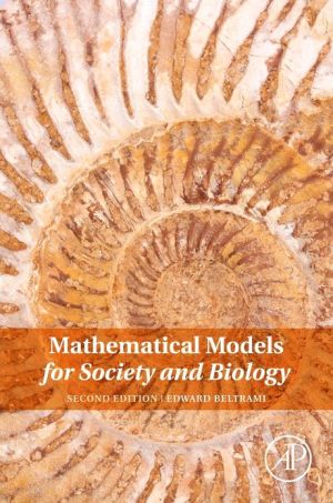 Book Mathematical Models for Society and Biology free