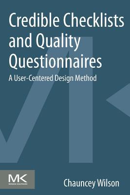 Book Credible Checklists and Quality Questionnaires: A User-Centered Design Method free