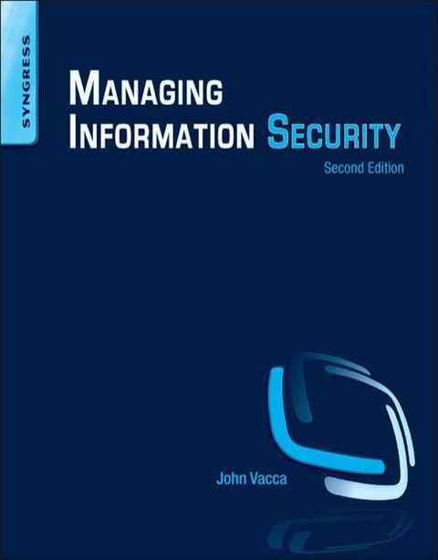 Book Managing Information Security free