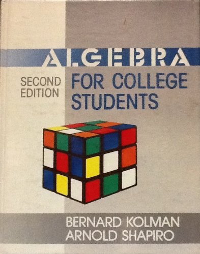 Book Algebra for College Students, 2nd edition free