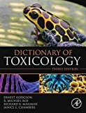 Book Dictionary of Toxicology free